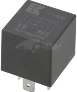 Mini relé 12 V, doble contacto, 2x 20 A, diodo, sin soporte
