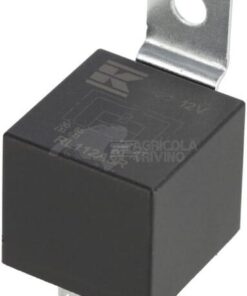 Relé 12 V, normalmente abierto, 40 A, con resistencia, con soporte