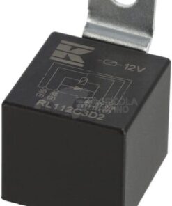 Mini relé 12 V, conmutador, 30 A/40 A, diodo, con soporte