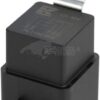 Mini relé 12 V, conmutable, 30/40 A, con resistencia, con marco enchufable y soporte