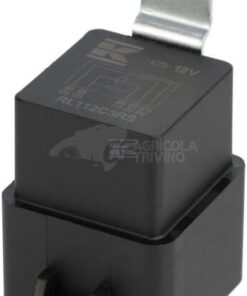 Mini relé 12 V, conmutable, 30/40 A, con resistencia, con marco enchufable y soporte