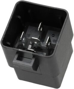 Mini relé 12 V, conmutable, 30/40 A, con resistencia, con marco enchufable y soporte