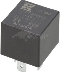 Mini relé 24V, conmutable, 30 A/40 A, con resistencia, sin soporte
