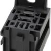 Minienchufe de relé con soporte, 5 x 6,3 mm 4 x 2,8 mm, con alargadera