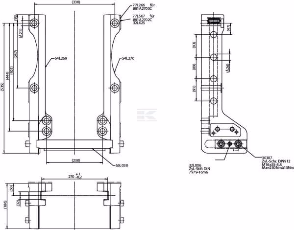 Estructura para remolque JCB 2 Estructura para remolque JCB