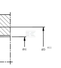 Retén vástago del pistón 19x12x4.5mm Kramp 6 Retén vástago del pistón 19x12x4.5mm Kramp