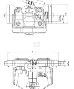 Enganche de bola remolque 390 mm