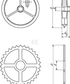 Anillo Cambridge dentado 470mm