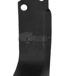 Cuchilla rotavator 198x109x70 mm, 8 mm de grosor, válida para Maletti
