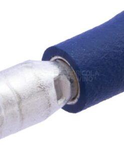 Conector bala macho, azul, 1,5-2,5mm² Ø5mm (100x)
