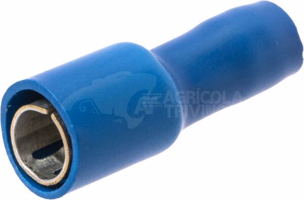 Conector redondo azul aislado 1,5-2,5 mm² 1 Conector redondo azul aislado 1,5-2,5 mm²
