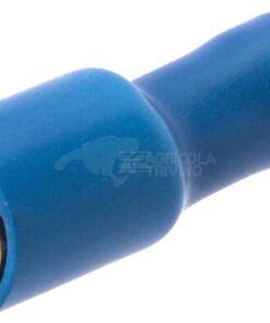 Conector empalme cable tipo bala, hembra, 1.5-2.5mm² Ø5mm, azul (100 uds.)