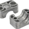 Conjunto abrazaderas alu. 22 mm