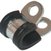 Abrazadera de tubo 8 mm, acero inoxidable con inserto de goma 3 Abrazadera de tubo 8 mm, acero inoxidable con inserto de goma
