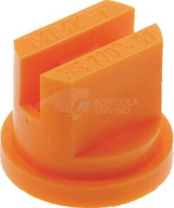 Tobera estándar, doble, chorro plano RS 110° 01 naranja plástico MMAT