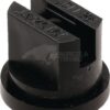 Tobera estándar, doble, chorro plano RS 110° 20 negro plástico MMAT
