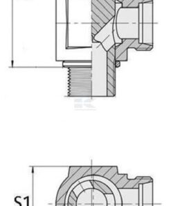 Racor orientable angular 15 Racor orientable angular