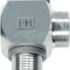 Codo banjo 12L x M16x1,5 acero inox. 16 Codo banjo 12L x M16x1,5 acero inox.