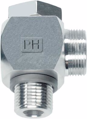 Codo banjo 16S x 1/2" BSP acero inox. 1 Codo banjo 16S x 1/2" BSP acero inox.