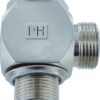 Codo banjo 12L x 1/2" BSP WD acero inox.