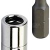 Vaso destornillador 1/4" 6 caras 4 mm