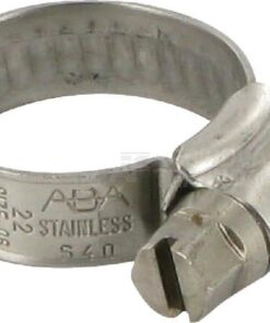 Abrazadera inox. 13x20 mm
