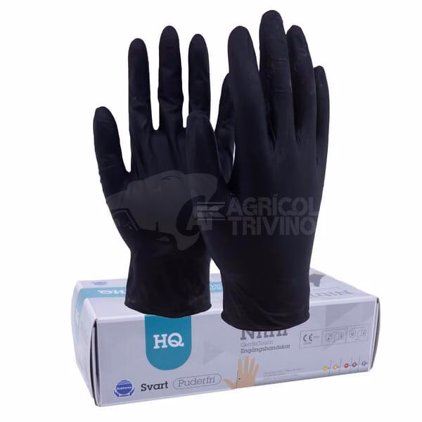 Guantes Gentle Touch, negro XL (100 uds.) 6 Guantes Gentle Touch, negro XL (100 uds.)