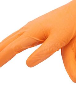 Guantes desechables, Gentle Grip Orange, naranja, talla L (100 uds.)