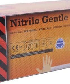 Guantes desechables, Gentle Grip Orange, naranja, talla M (100 uds.)
