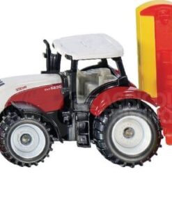Tractor Steyr con segadora Pöttinger
