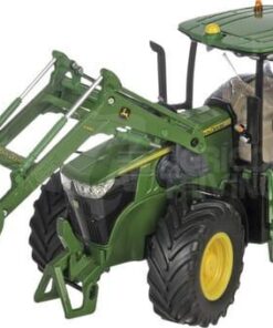 John Deere 7310R con cargador frontal y control de aplicación bluetooth