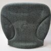 Almohadilla asiento tela negro