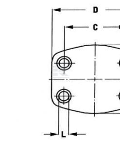 Brida SAE 3000PSI 1/1