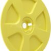 Tapacubos trasero amarillo