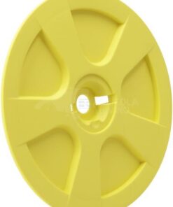 Tapacubos trasero amarillo
