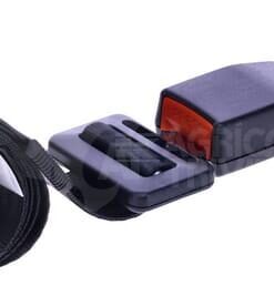 Cinturón de seguridad negro estático 2 puntos