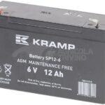 Batería 6 V 12 Ah, sellada, Kramp