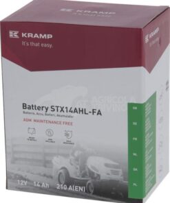 Battery 12V 14Ah 210A closed Kramp