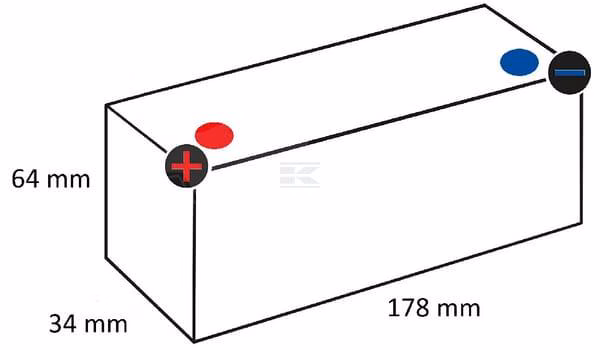 Batería 12 V 2 Ah, Kramp 3 Batería 12 V 2 Ah, Kramp