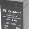 Batería 6 V 4 Ah, sellada, Kramp
