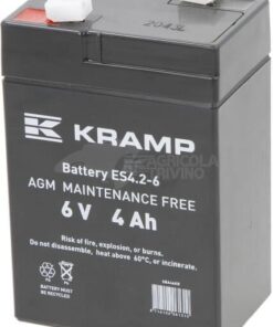 Batería 6 V 4 Ah, sellada, Kramp