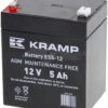 Batería 12 V 5 Ah, sellada, Kramp