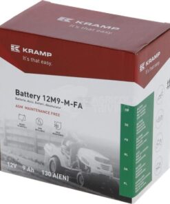Battery 12V 9Ah 130A closed Kramp