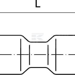 Conector enchuf. recto 8