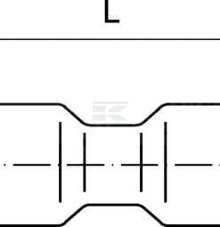 Conector enchuf. recto 10