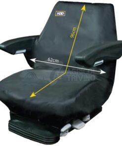 Funda para asiento de tractor xl negra