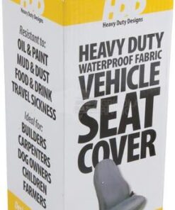 Funda negra universal para asiento delantero