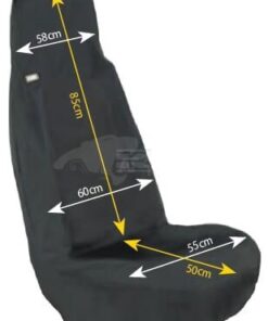 Funda de asiento turismo negro
