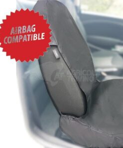Funda de asiento, conductor, negro, reposacabezas por separado, compatible con airbag, apto para FordRanger 6 Funda de asiento, conductor, negro, reposacabezas por separado, compatible con airbag, apto para FordRanger