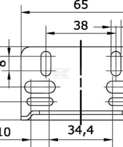 Kit 1 de fijación cubiertas con resorte